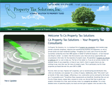 Tablet Screenshot of capropertytaxsolutions.com